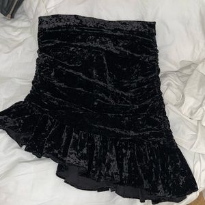 Velvet skirt